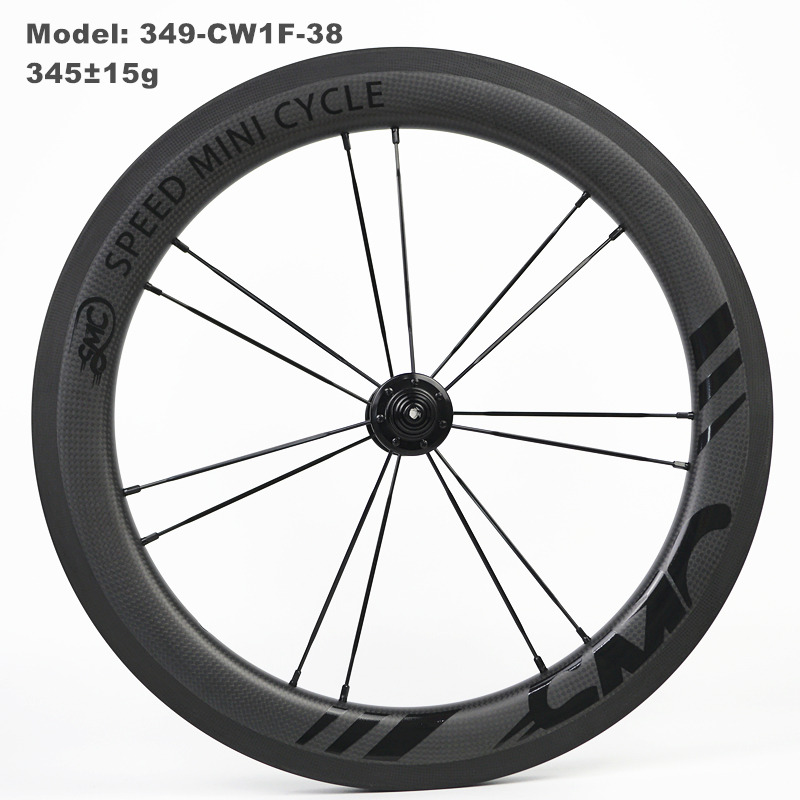 SMC 349-CW1F-38 16" 349 38MM Carbon Wheel for Brompton front Wheel