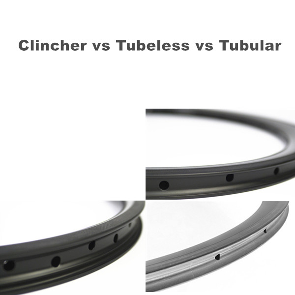 Clincher rim vs Tubeless rim vs Tubular rim