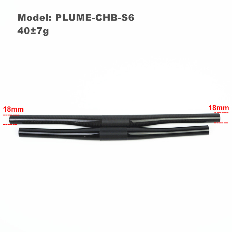 Plume 18mm Grip Carbon Flat Handlebar 25.4mm for Balance Bike