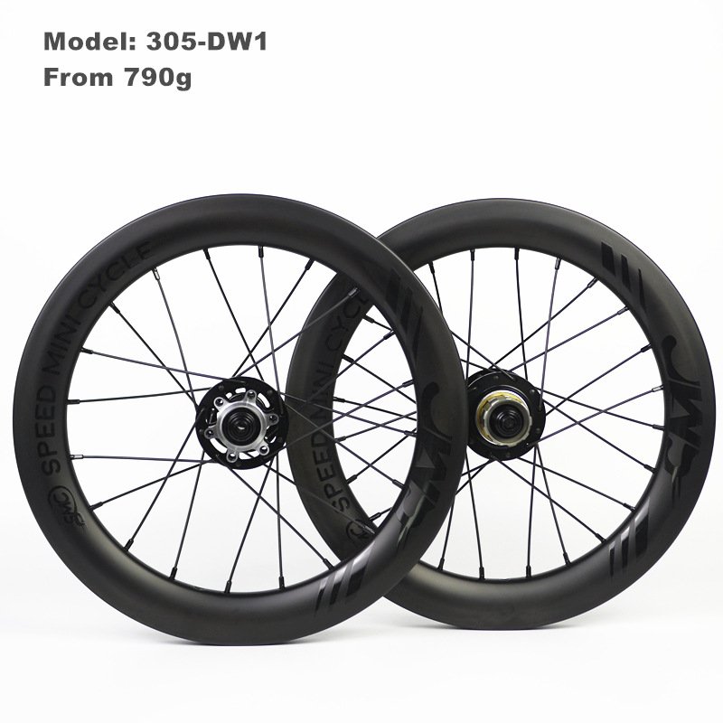 SMC-305-DW1 16 inch  305 Custom Carbon Wheels for Folding Bike Kids Bike