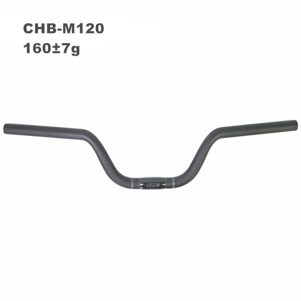 SMC 25.4mm Rise 96mm Carbon Handlebars for Brompton Folding Bike 10° Back Sweep