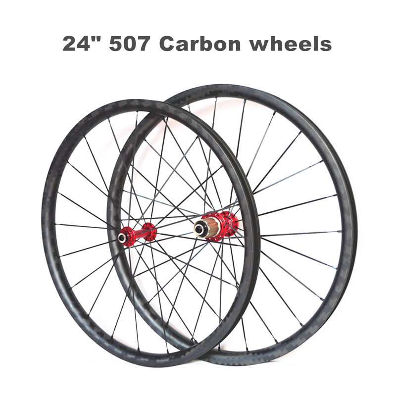 24" 507 Carbon wheels