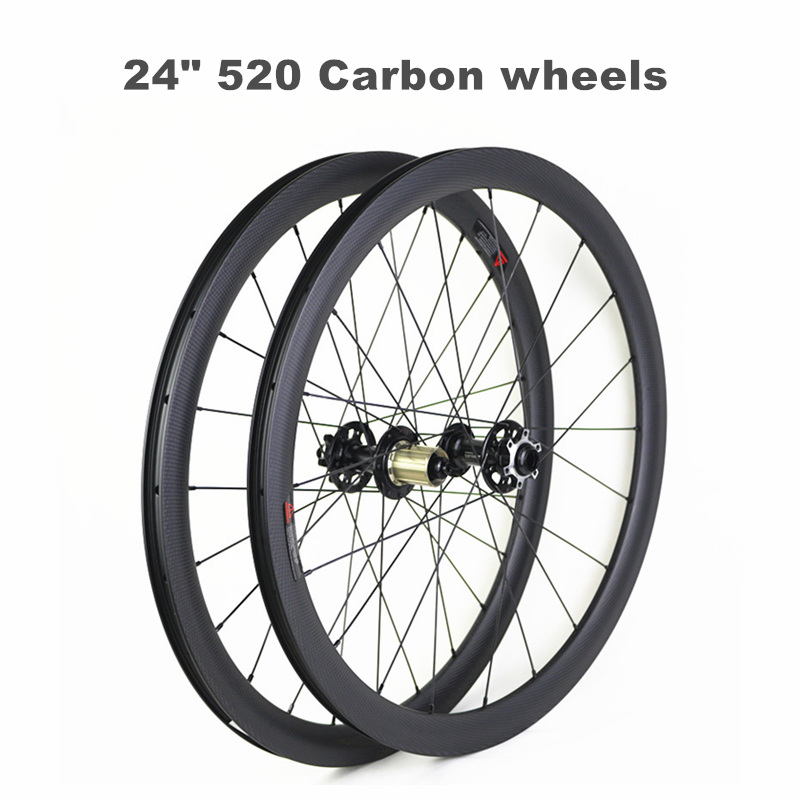 24" 520 Carbon wheels