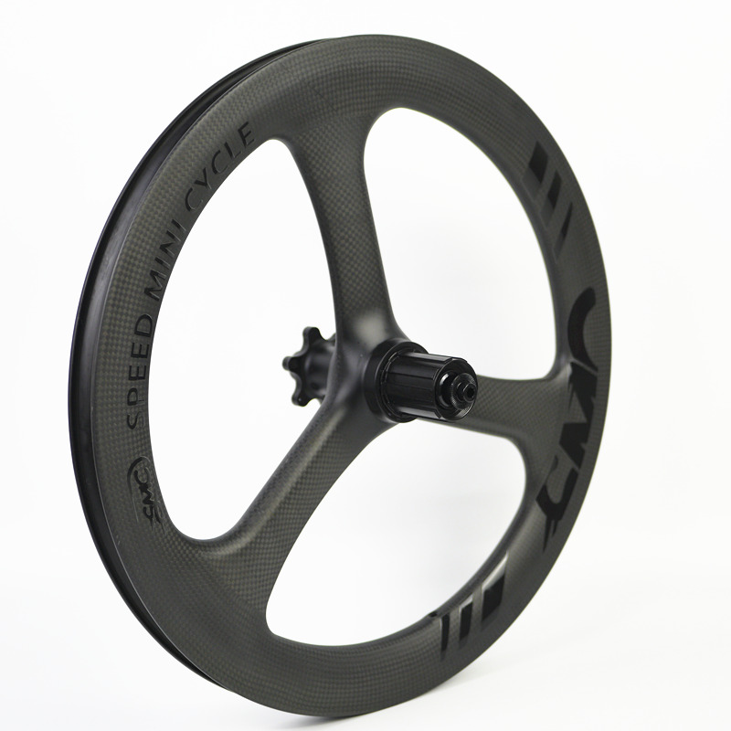 SMC 18inch 355 Tri-spokes carbon wheelset