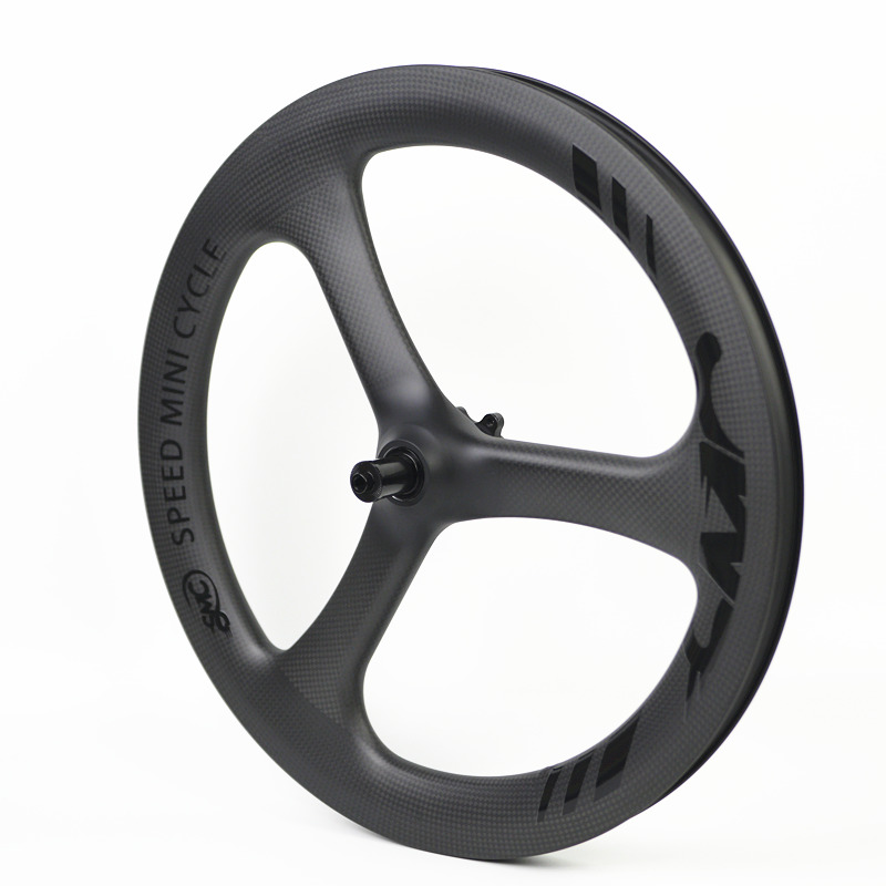 SMC 18inch 355 Tri-spokes carbon wheelset