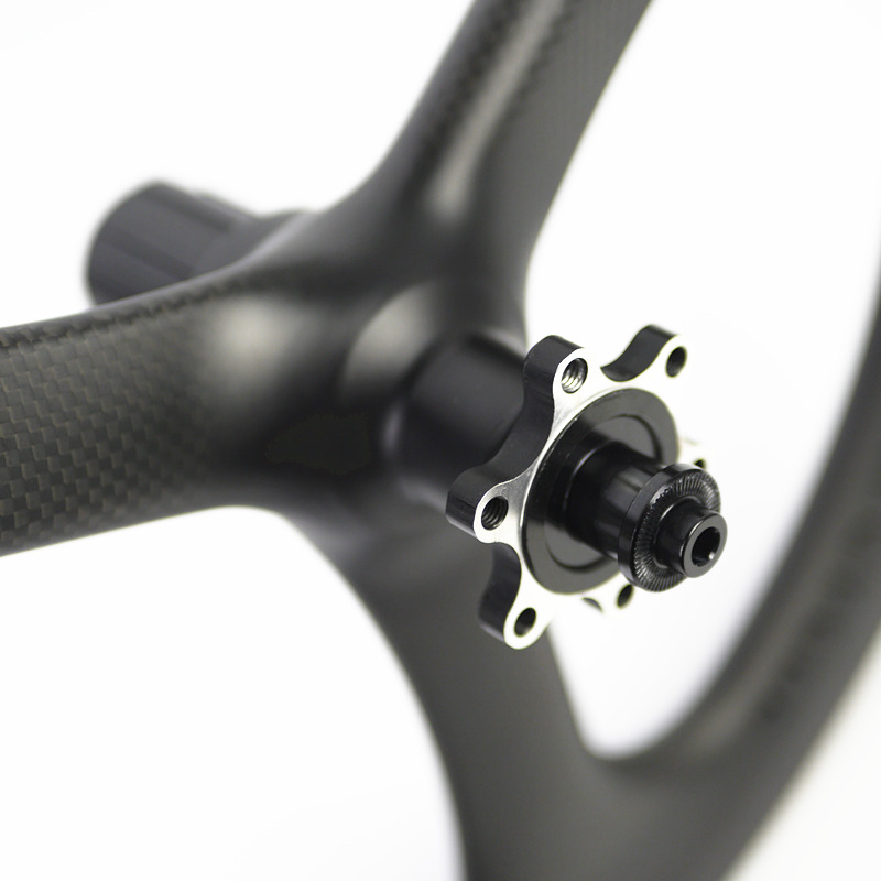 SMC 18inch 355 Tri-spokes carbon wheelset