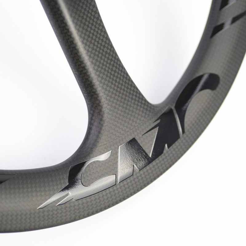 SMC 18inch 355 Tri-spokes carbon wheelset