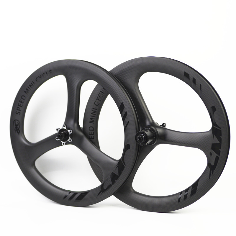 SMC 18inch 355 Tri-spokes carbon wheelset