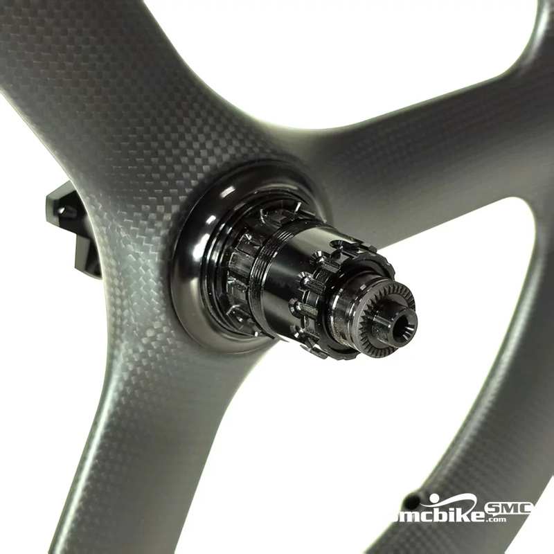 SMC 18inch 355 Tri-spokes carbon wheelset