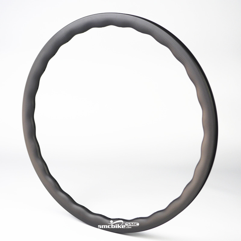 SMC 20inch 451 28&25MM waves carbon rim