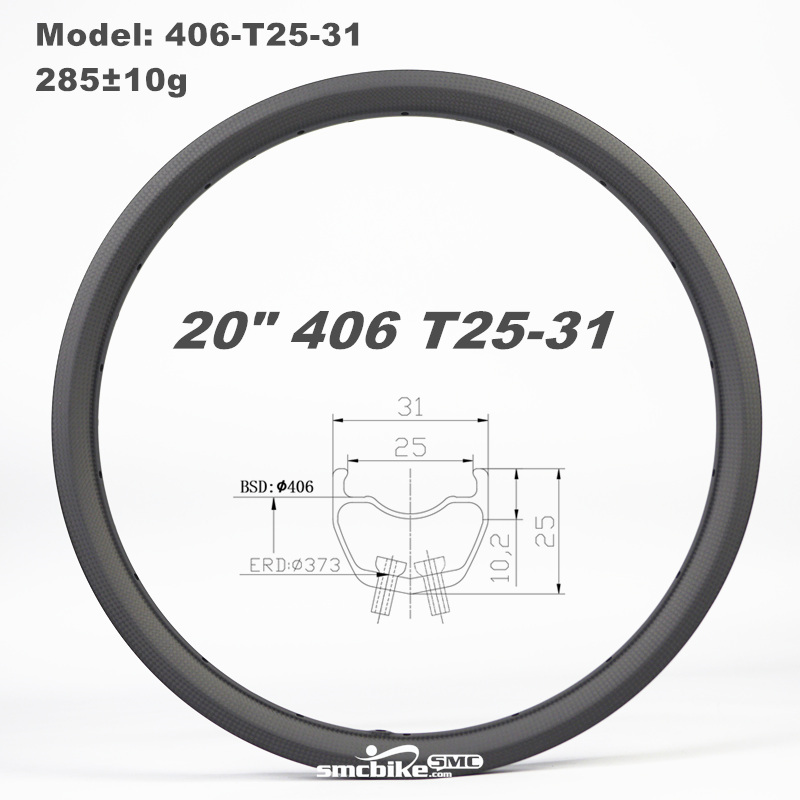 SMC 20inch 406 carbon rim