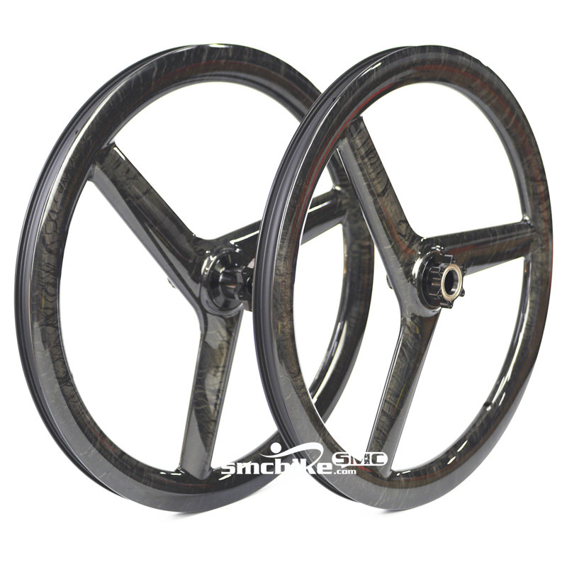 SMC 20inch 451 Tri-spokes carbon wheelset