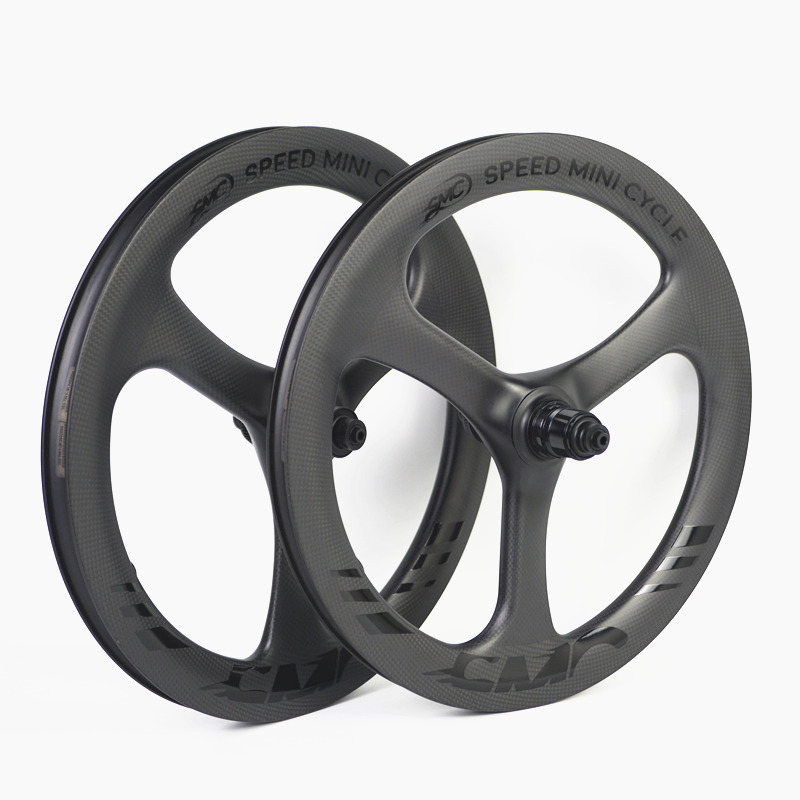 SMC 18inch 355 Tri-spokes carbon wheelset