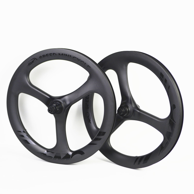 SMC 18inch 355 Tri-spokes carbon wheelset
