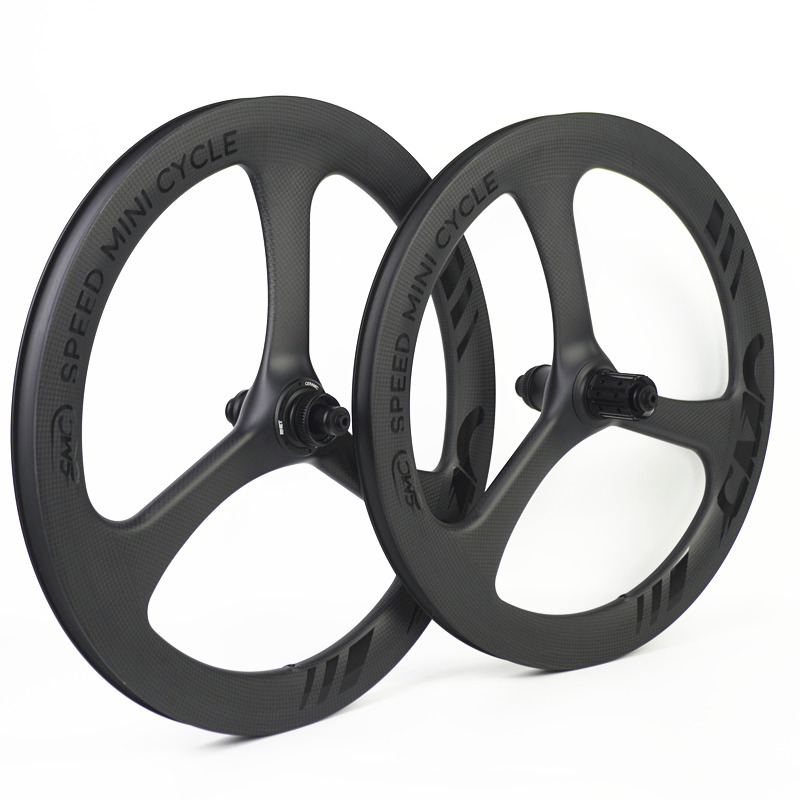 SMC 20inch 406 Tri-spokes carbon wheelset