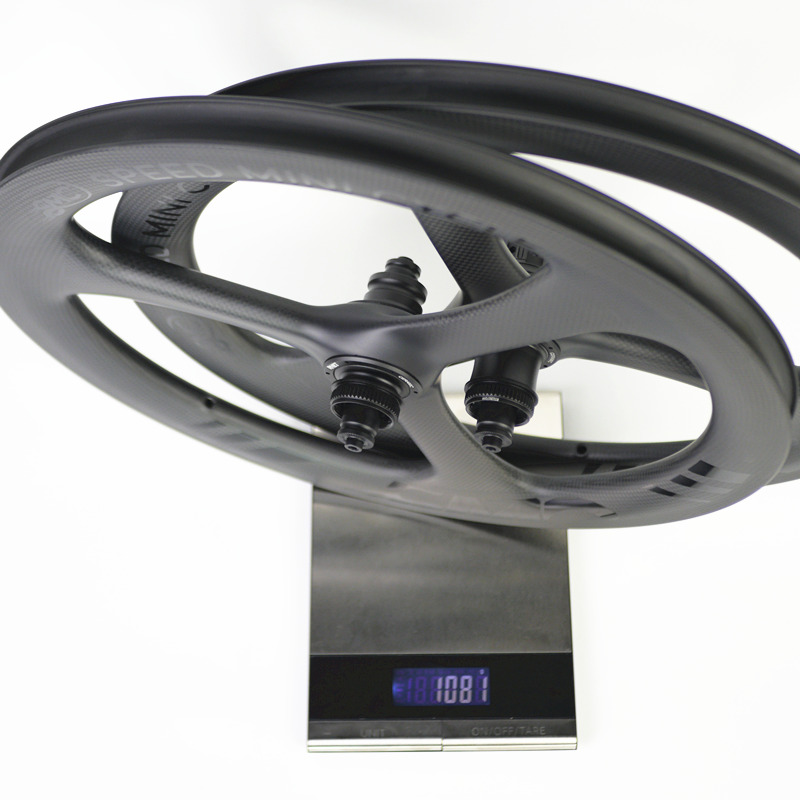 SMC 20inch 406 Tri-spokes carbon wheelset
