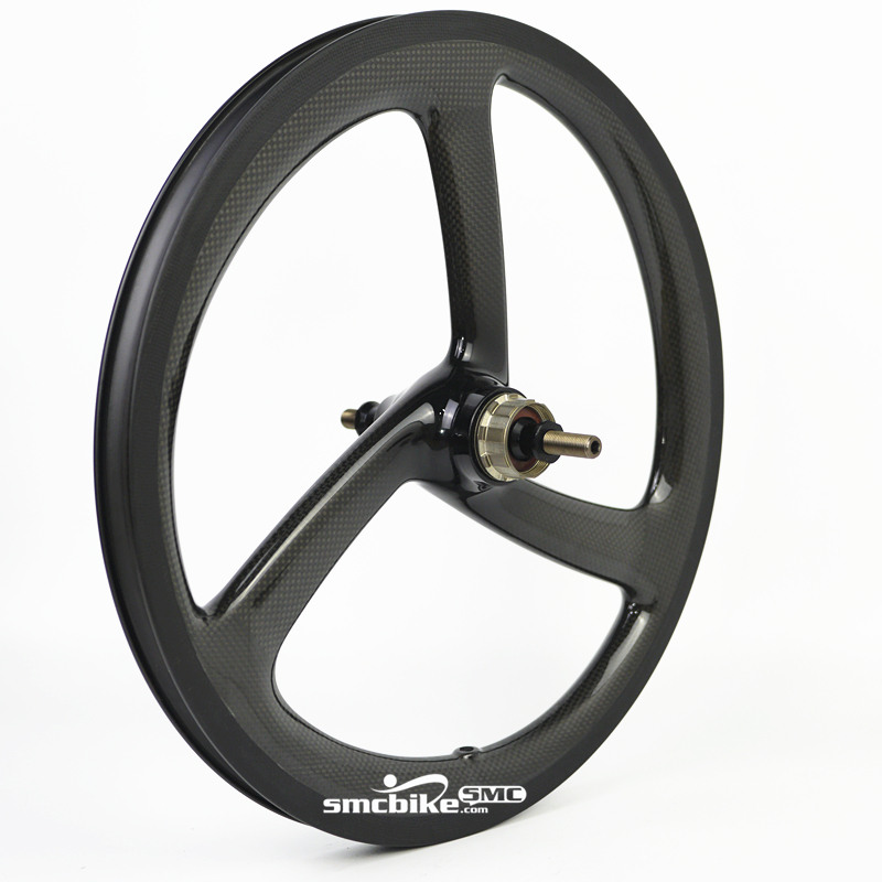 SMC 16inch 349 Tri-spokes carbon wheelset