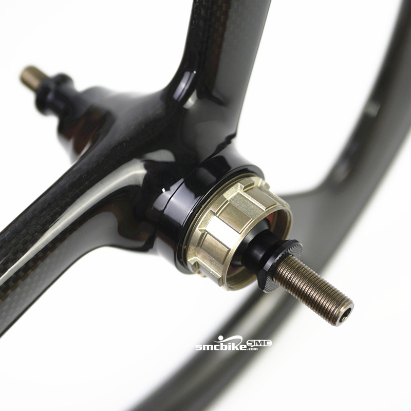 SMC 16inch 349 Tri-spokes carbon wheelset