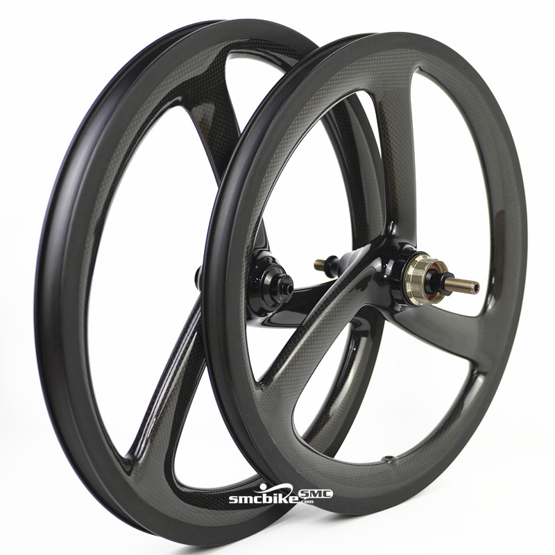 SMC 16inch 349 Tri-spokes carbon wheelset
